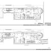 
First Floor & Rear Second Floor, Second Floor & Rooftop Deck Plans - Furnishings